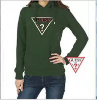 chaqueta hoodie guess mujer pas cher lavez petites vert